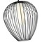 Z-Lite Savanti Pendant, 1-Light, 22 In.W x 25.5 In.H, Matte Black/White Opal 7507-22MB - alternate 8